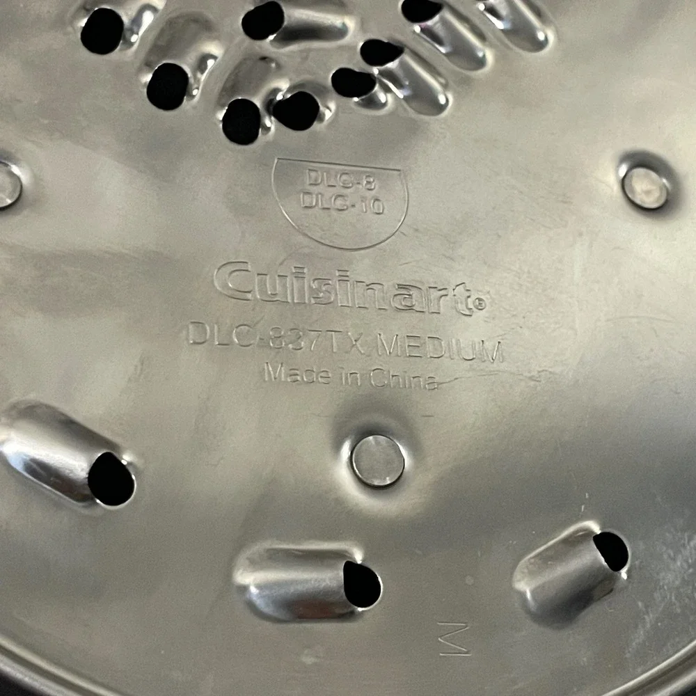 Cuisinart Food Processor Discs DLC-844TX 4mm‎ Slicer & DLC-837TX Medium Shredder
